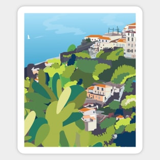 Hillside, Madeira Sticker